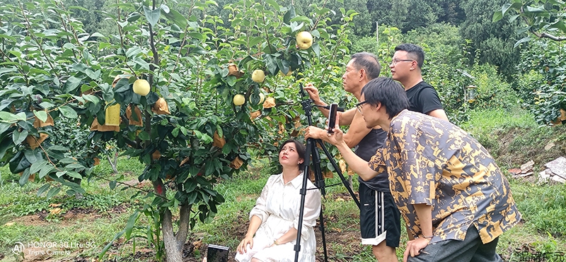 《品牌故事汇》摄制组走进发荣家庭农场
